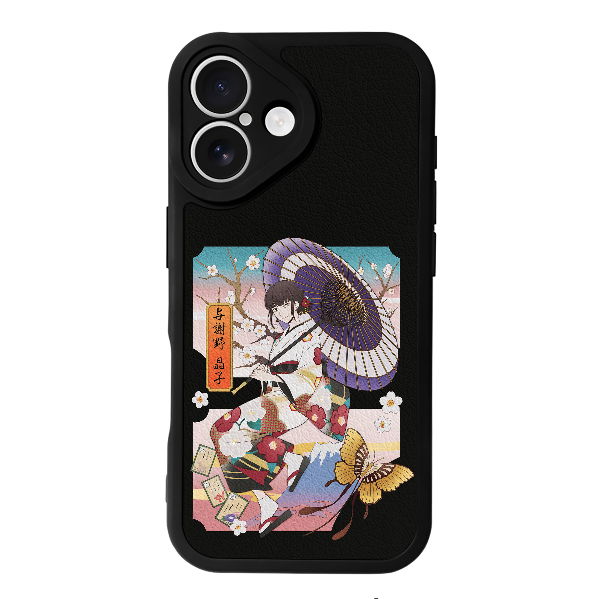 （画像用） 文豪ストレイドッグス Bungo Stray Dogs 【iPhone 16シリーズ対応】シリコンスマホケース（レザー調） 材質：シリコン